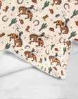 Rodeo Cowboy Throw Blanket Ultra-Soft Micro Fleece Blanket 60" x 80" Made in America