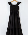 Ashlyn Flutter Sleeve Smocked Bodice Maxi Dress