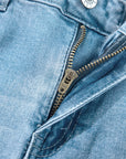 Dream Slit Leg Straight Jeans