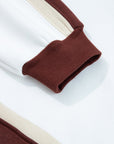 Colorblock Patchwork Kangaroo Pocket Hooded Sweatshirt
