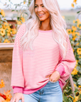 Eliana Loose Drop Shoulder Long Sleeve Top