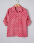 Charlie Sleeve Loose Valentine Shirt