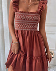 Aurelia Trim Sleeveless Mini Dress