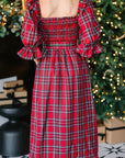 Jazmin Waist Flared Midi Dress