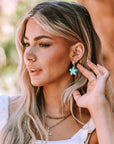 Drew antique Studded Western Earrings