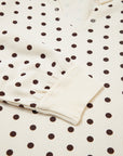 Polka Dot Waffle Knit Top and Pants Lounge Set