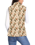 Baha Ranch Longhorn Cactus Women's Western Puffy Vest