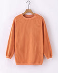 Kamryn Ribbed Corduroy Oversized Sweatshirt