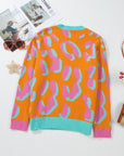 Sophia Colorblock Ribbed Edge Sweater