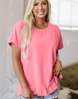 Kimber Frilled Hem Loose Top