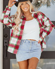 Dream Plaid Casual Flannel Shacket