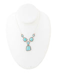 Earth and Sky Blue Turquoise Sterling Silver Necklace