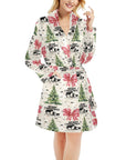 Baha Ranch Praying Cowboy Christmas Fleece Robe