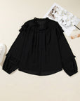 Jaycee Sleeve Chiffon Elegant PLUS Shirt