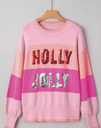 Elizabeth Jolly Color Block Sweater