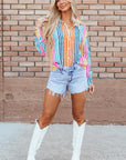 Winter Drop Shoulder Loose Shirt