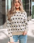 Aspyn Ribbed Trim Loose Sweater