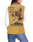Baha Ranch How Bout Them Cowboys Serape Women's Western Puffy Vest