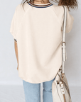 Haisley Sleeve Loose Tunic Top