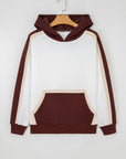 Ariyah Patchwork athleisure Hooded Sweatshirt