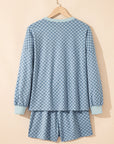 Reese and Shorts Set Long Sleeve Top
