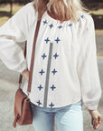 Emavie Long Sleeve Blouse Long Sleeve Top