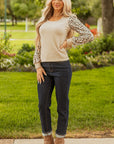 Quezia Ribbed Knit U Top