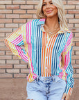 Winter Drop Shoulder Loose Shirt