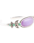 Emile Purple Quartz Sterling Silver Cuff Bracelet