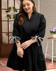 Dorothy Knot Cuffs Mini PLUS Dress