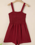 Marlowe Casual Smocked Sleeveless Romper