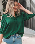 Gwendolyn 3 4 Sleeve Blouse
