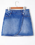 Renamara Crossed Waist Mini Skirt