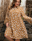 Miley Print Puff Sleeve PLUS Dress