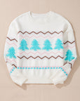Sofia Trim Drop Shoulder Sweater