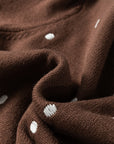 Polka Dot Bubble Short Sleeve Sweater