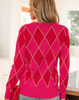 Wynter Pattern Knit Casual Sweater