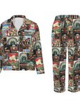 Baha Ranch Colores De Mexico Destination Mexico Satin Pajamas