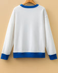 Heaven Striped Detail Baggy Sweatshirt