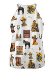 Baha Ranch Vintage Cowboy Collage Western Tank Top
