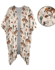 Baha Ranch Rodeo Cowboy Western Duster Kimono Coverup