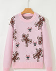 Grehara Man Print Casual Sweater
