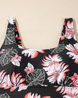 Colorblock Tankini Top and Skort Swim Set