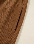 Galilea Corduroy Full Collared PLUS Shirt