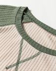 Peyton Block Raglan Sleeve Top