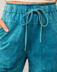 Amirah Raw Hem Patched Pants