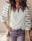 Rosa Patchwork Rib Knit Top