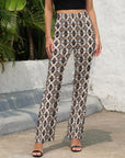 Baha Ranch Southwestern Aztec Flare Pants