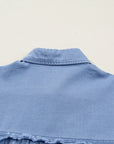 Londyn Bracelet Sleeve Chambray Shirt