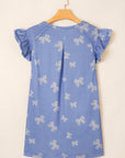 Emmie Sleeve Shift Mini Dress
